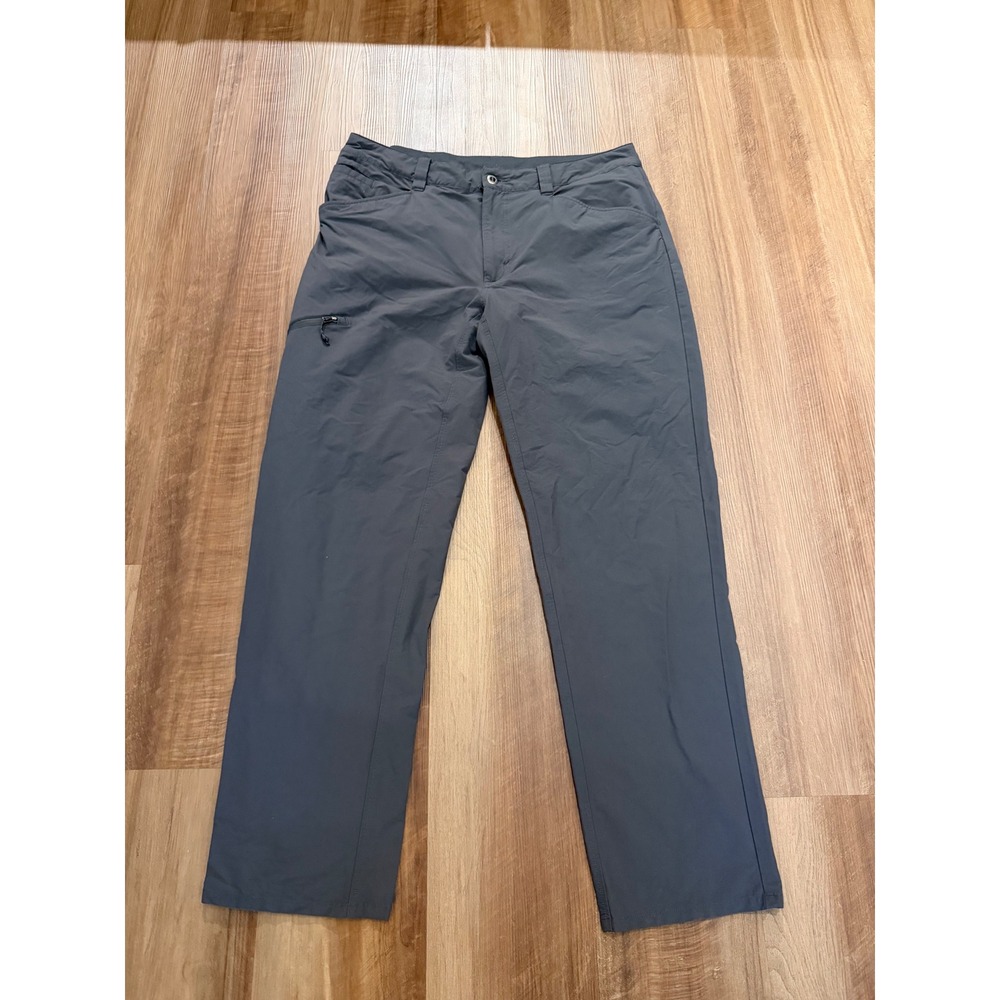 Patagonia Hiking Pants Mens 36 Grey Worn Wear Outdoor Straight Leg Stretch